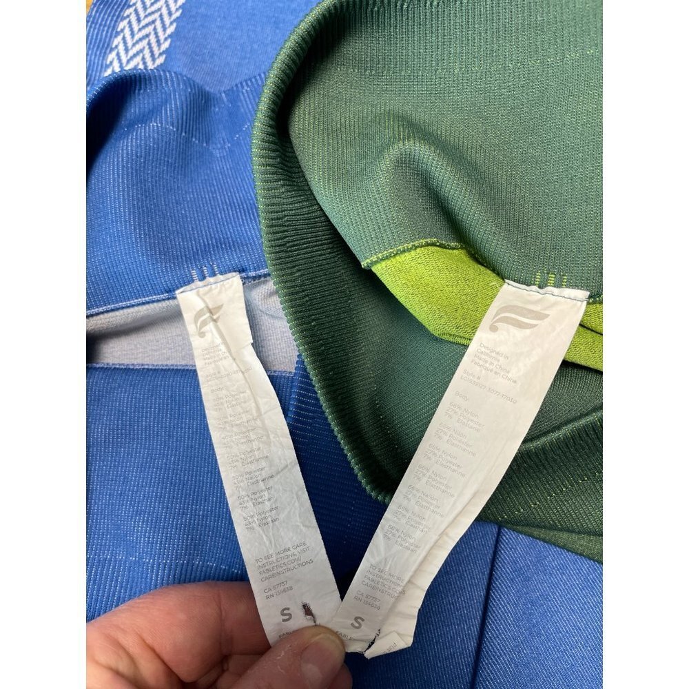 Fabletics High Waist Seamless Lot of 2 Pairs Ribbed Knit Leggings Size Small - Picture 7 of 9